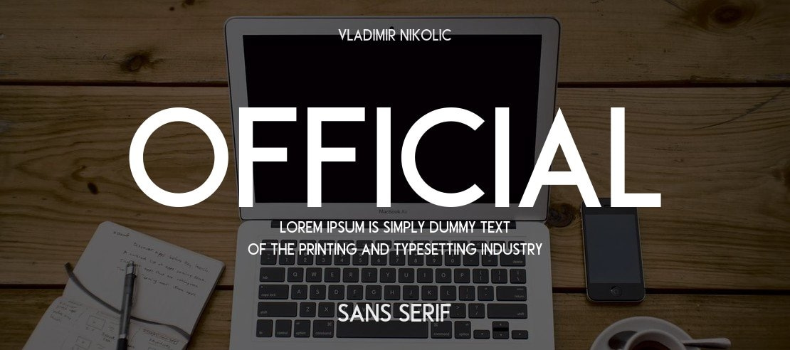 Official Font Family