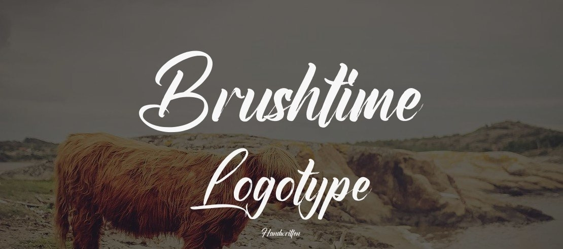 Brushtime Logotype Font