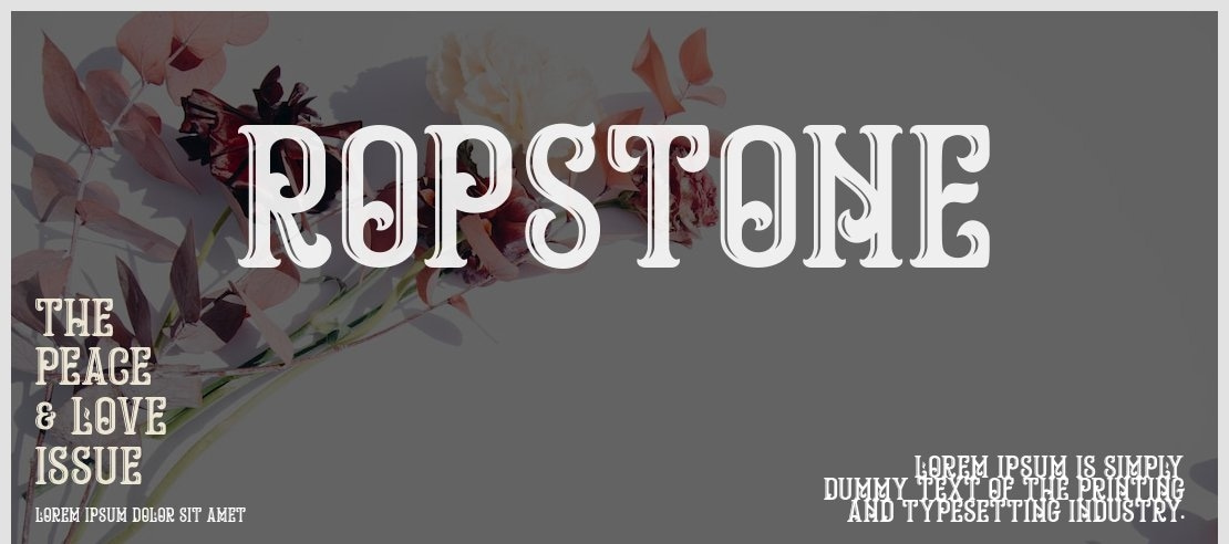 Ropstone Font