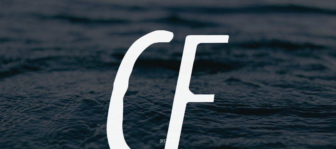 CF Old Photograph Credit Font