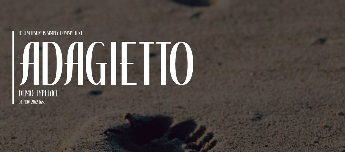 Adagietto DEMO Font