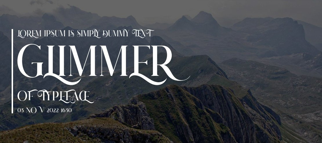 glimmer of Font