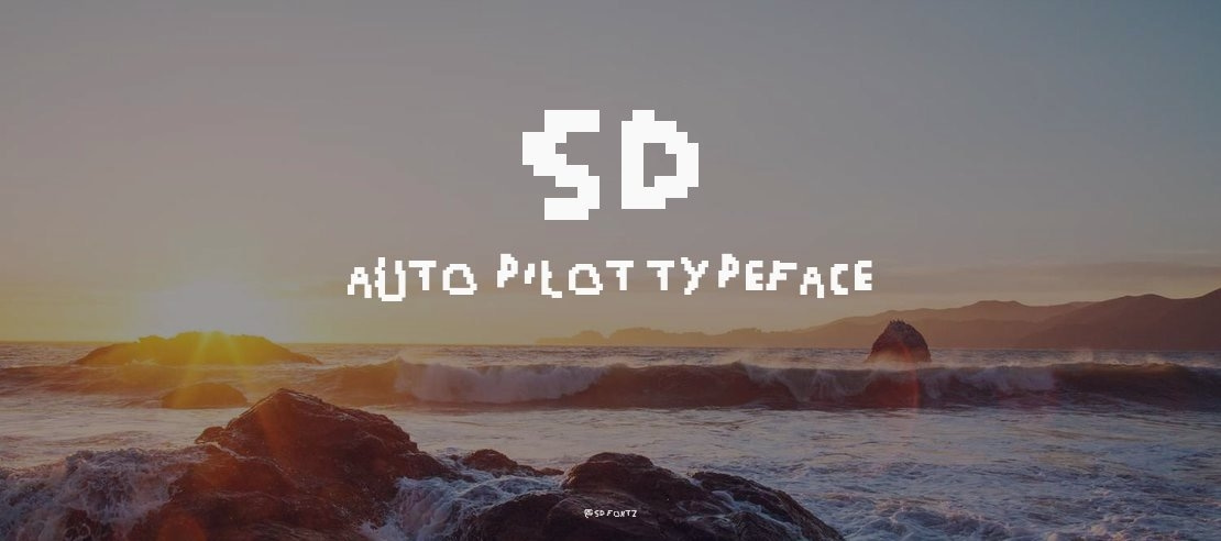 SD Auto Pilot Font