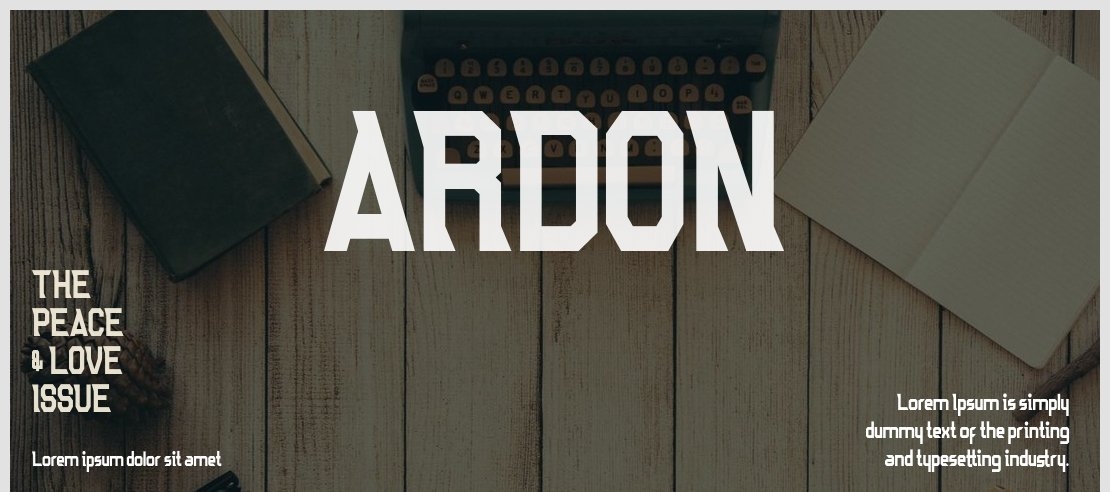 ARDON Font