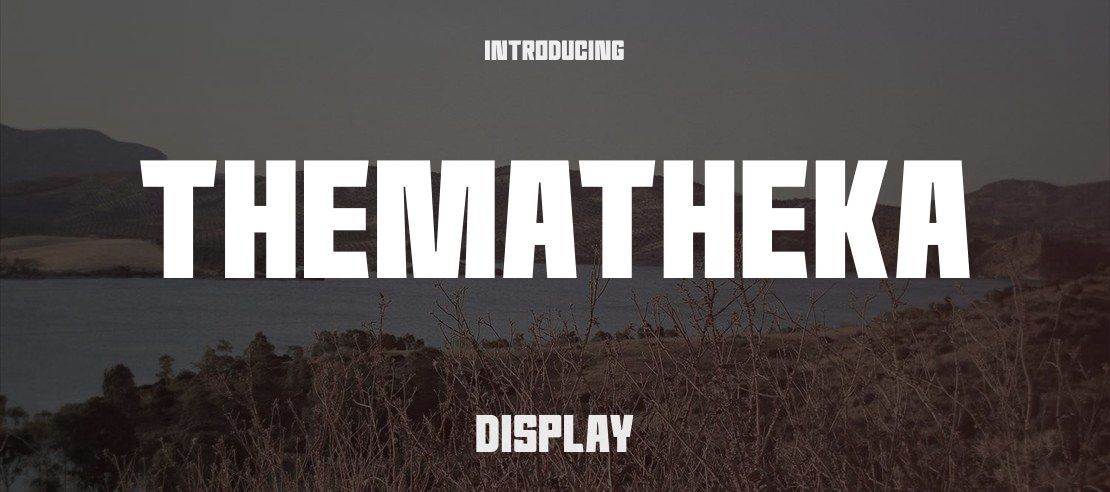 Thematheka Font