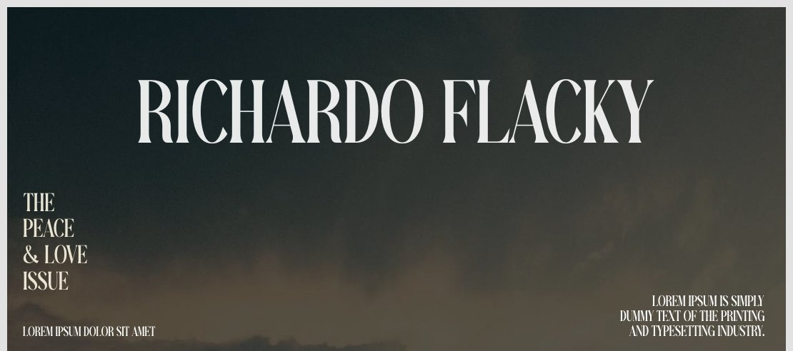 Richardo Flacky Font