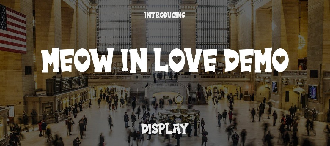 Meow in Love Demo Font