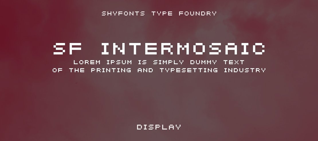 SF Intermosaic Font Family