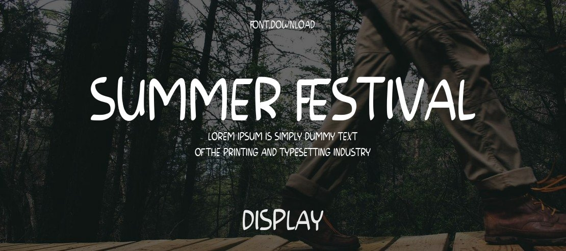Summer Festival Font