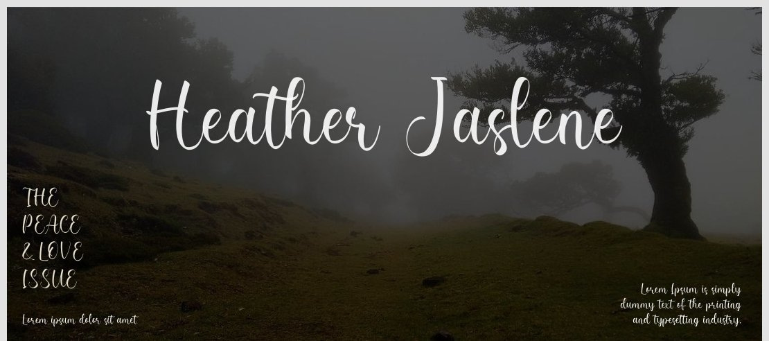 Heather Jaslene Font