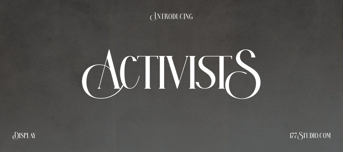 Activists Font
