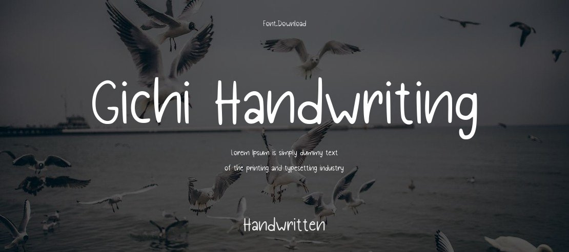 Gichi Handwriting Font