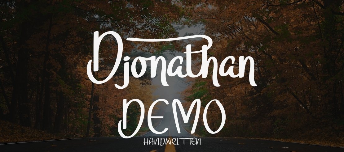 Djonathan Demo Font
