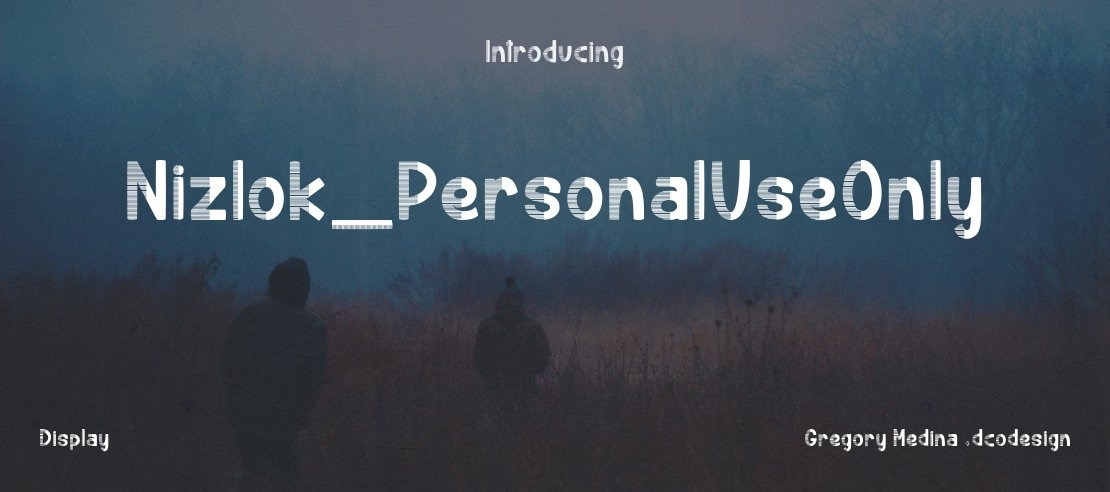 Nizlok_PersonalUseOnly Font