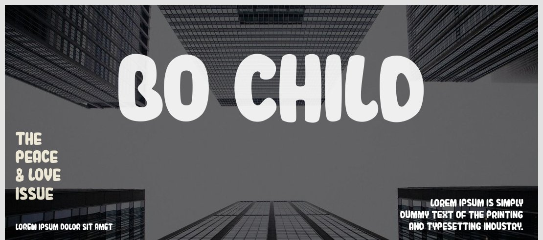 Bo Child Font