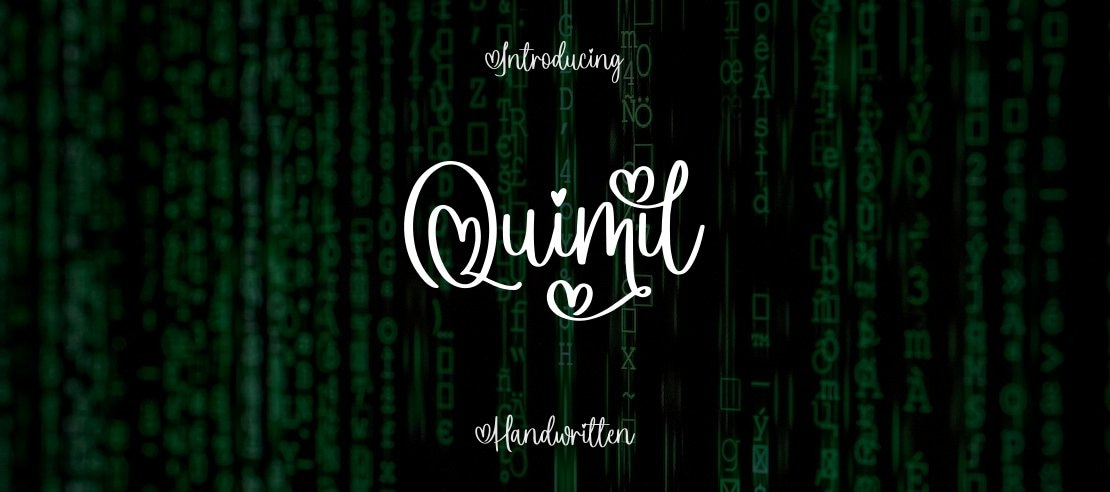 Quimil Font