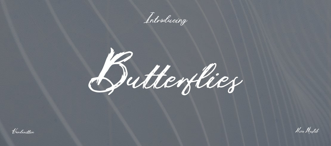 Butterflies Font