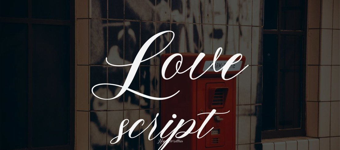 Love script Font