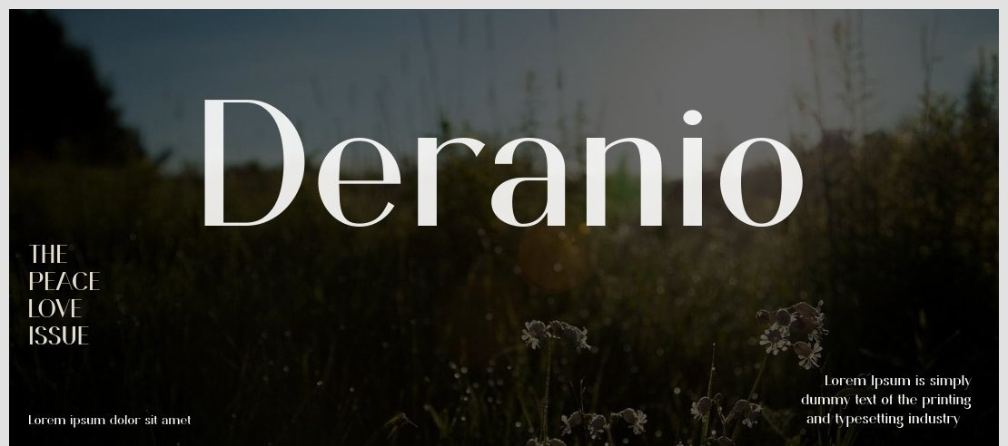 Deranio Font