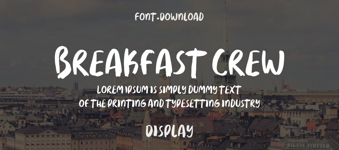 Breakfast Crew Font