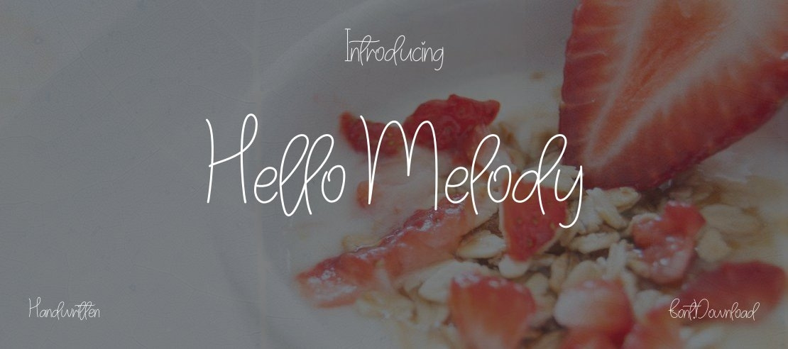 Hello Melody Font