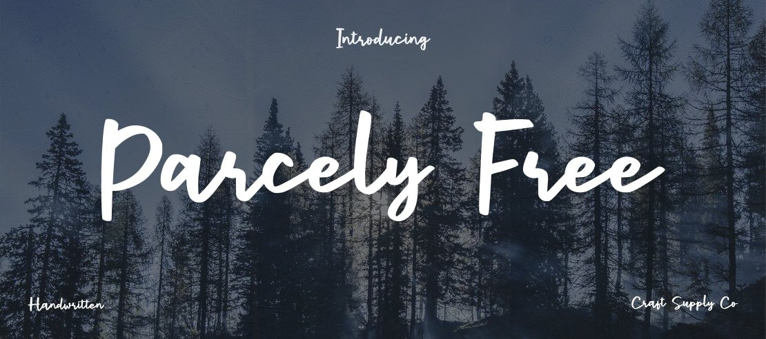 Parcely Free Font Family