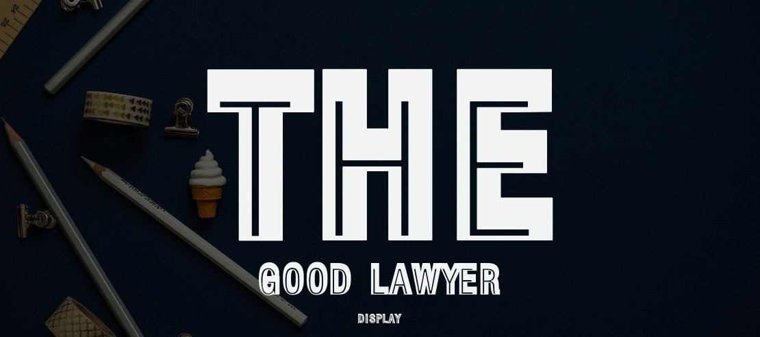 The Good Lawyer Font