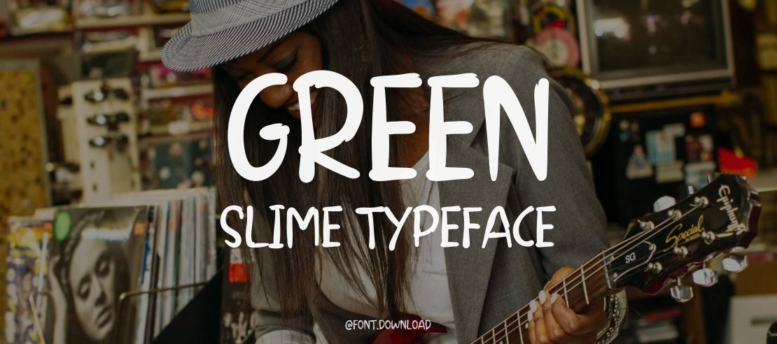 GREEN SLIME Font