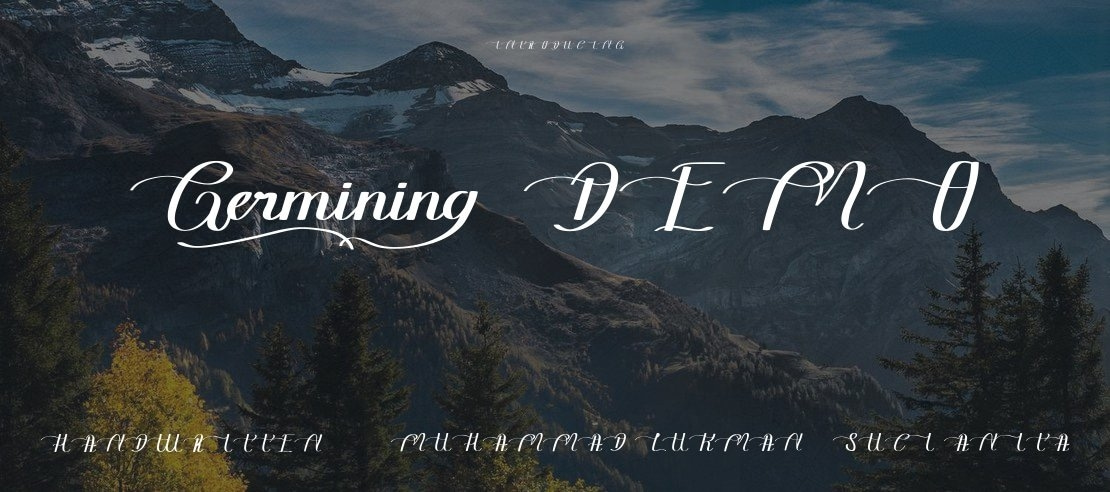 Germining Demo Font