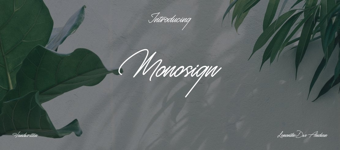 Monosign Font