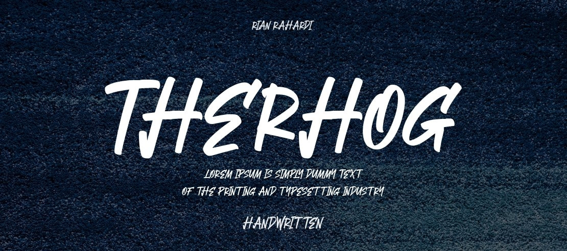 Therhog Font Family