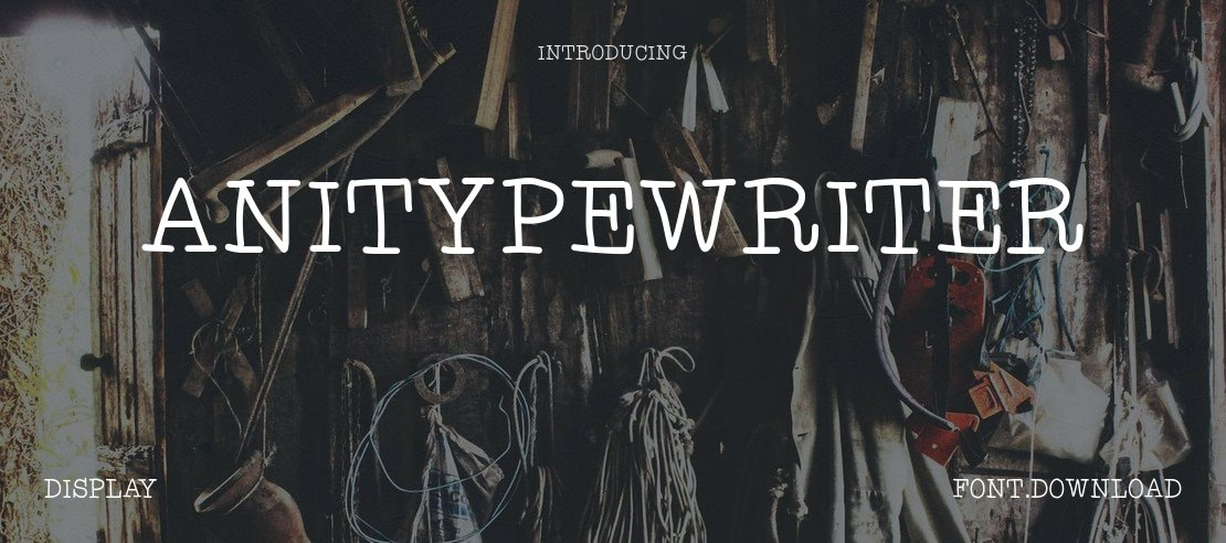 AniTypewriter Font