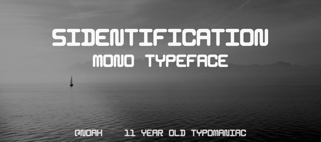 5Identification Mono Font