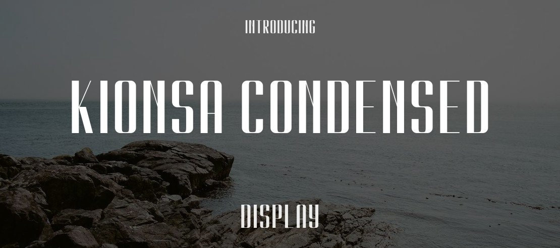 Kionsa Condensed Font