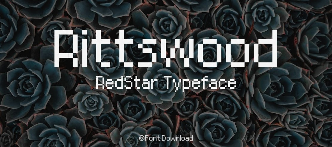 Rittswood RedStar Font