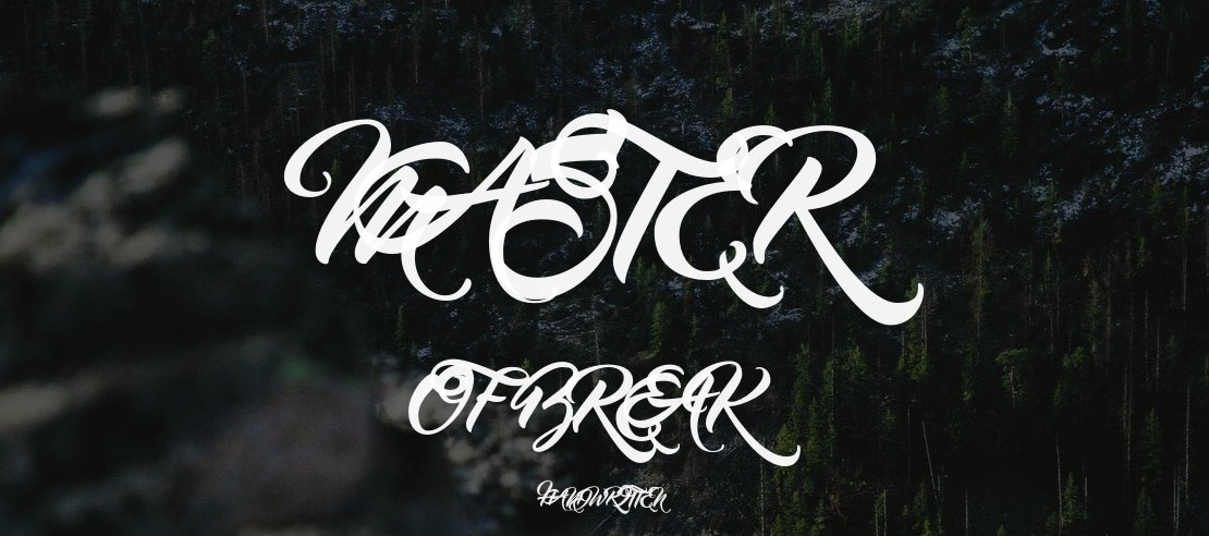 Master Of Break Font