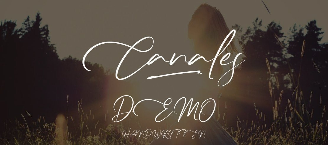 Canales Demo Font