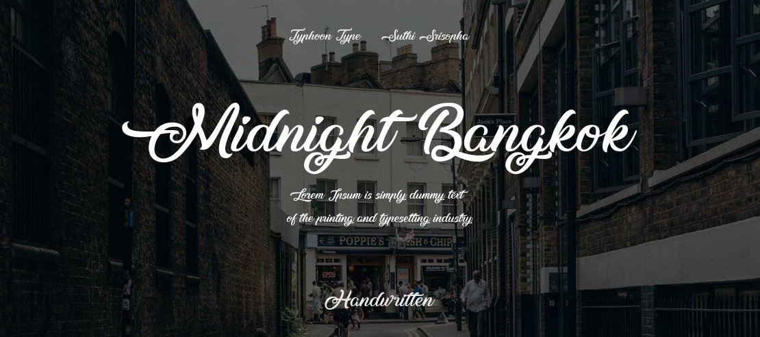 Midnight Bangkok Font