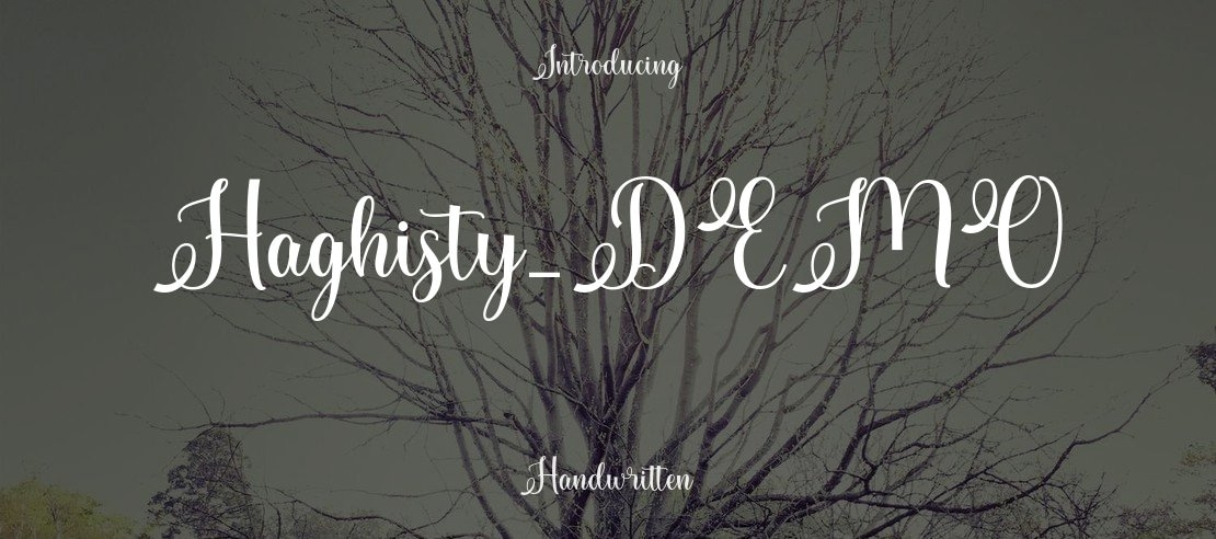 Haghisty_DEMO Font