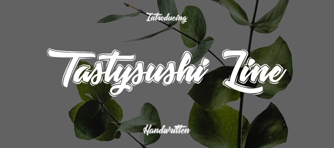 Tastysushi Line Font Family