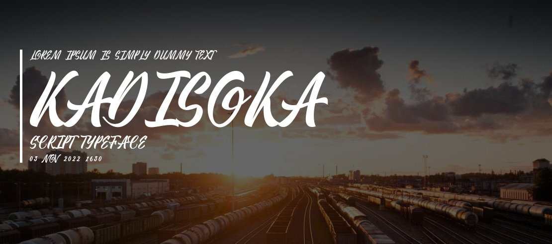 Kadisoka Script Font