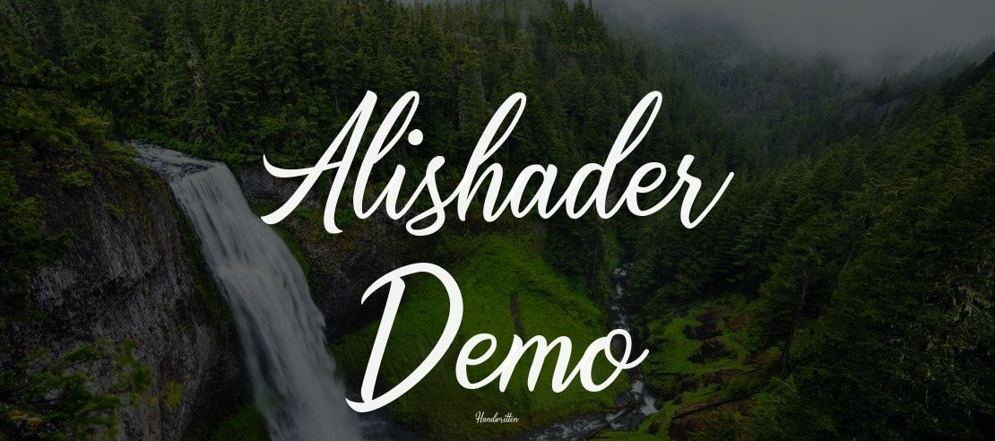 Alishader Demo Font