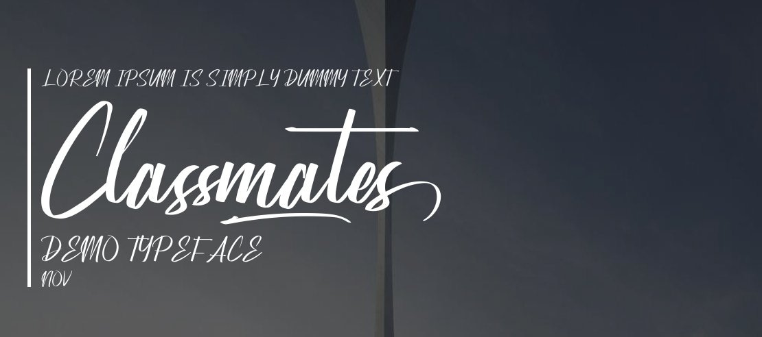 Classmates Demo Font