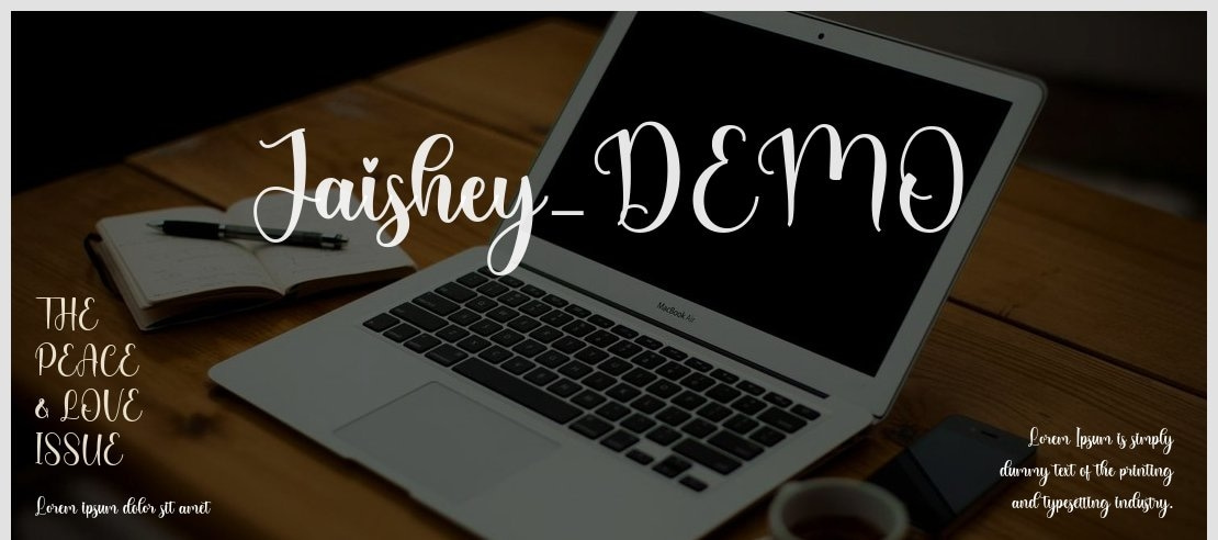 Jaishey_DEMO Font