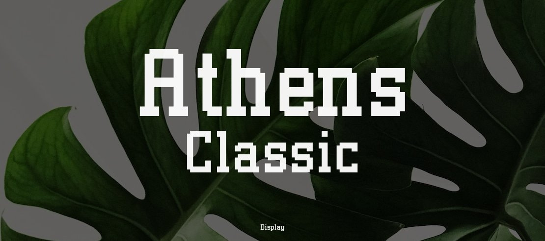 Athens Classic Font
