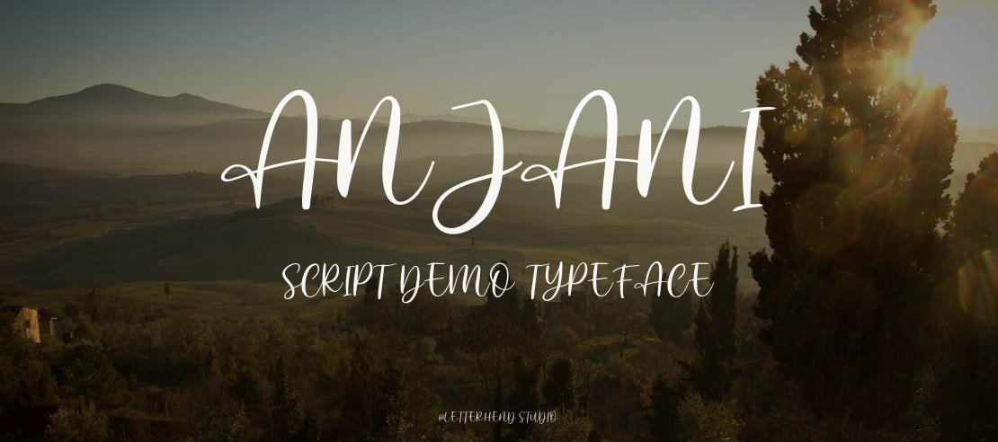 Anjani Script DEMO Font