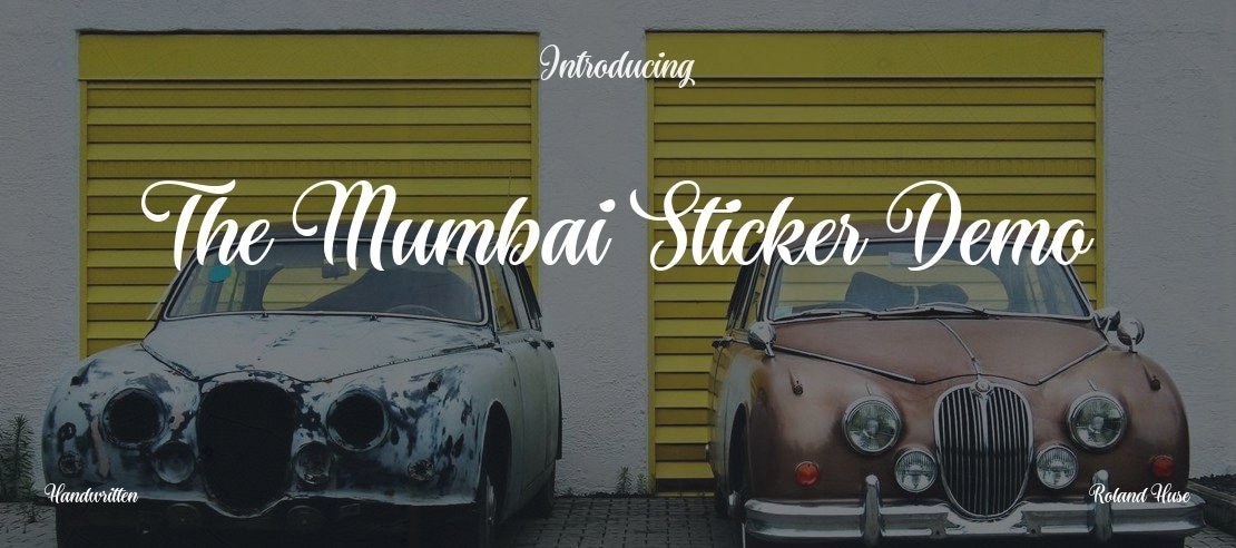 The Mumbai Sticker Demo Font Family