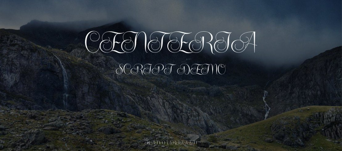 Centeria Script Demo Font