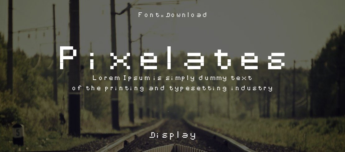 Pixelates Font