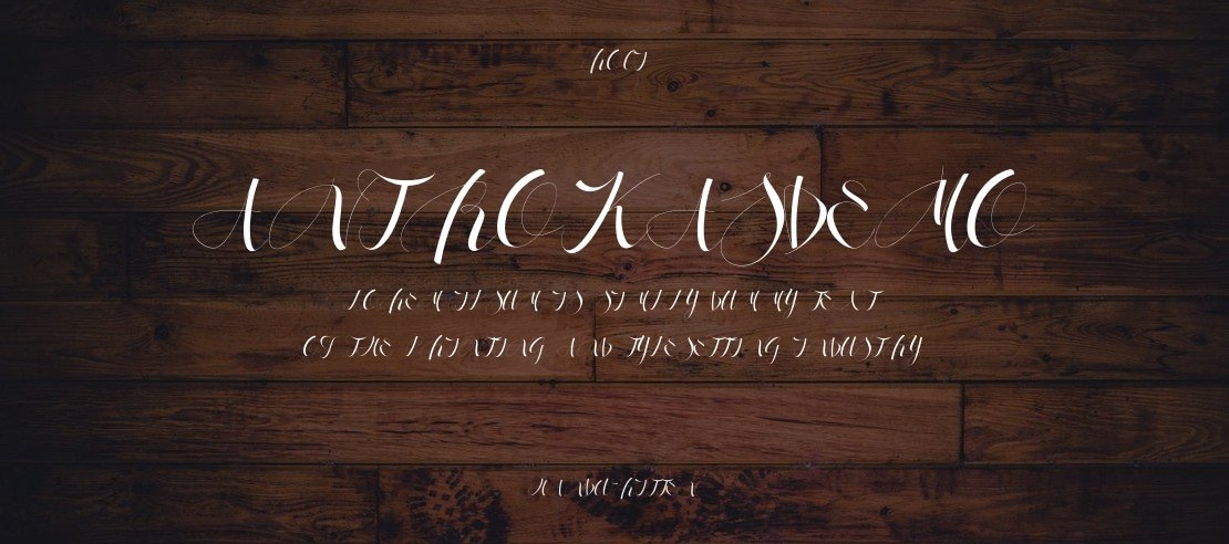 Antrokasdemo Font